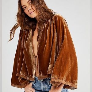 Free People velvet jacket